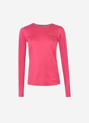 Nike розовая рожева кофта спортивна спортивная лонгслив реглан
