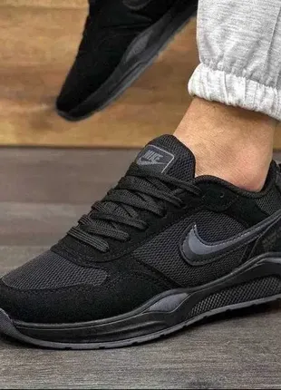 Кроссовки весна-осень nike running black edition