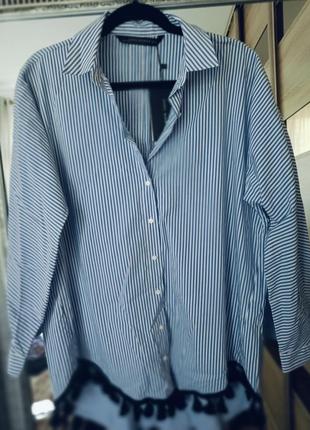 Рубашка женская zara р l