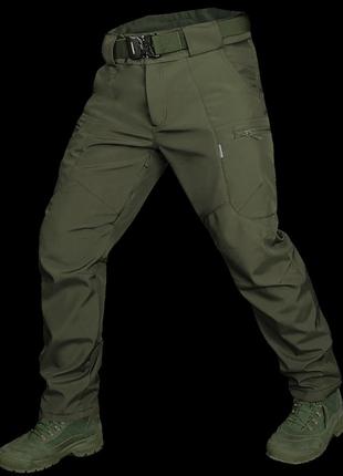 Camotec штани softshell vent олива, тактичні зимові штани, військові чоловічі теплі штани армійські