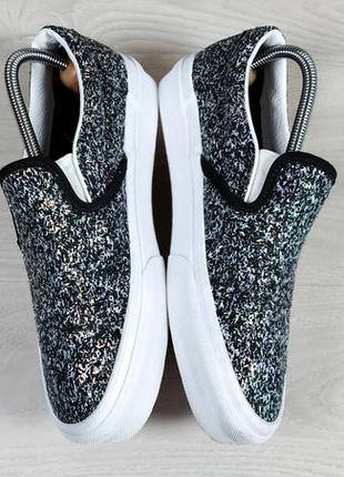 Женские блестящие кеды / слипоны vans оригинал, размер 39