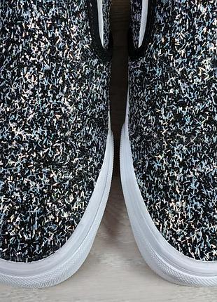 Женские блестящие кеды / слипоны vans оригинал, размер 39