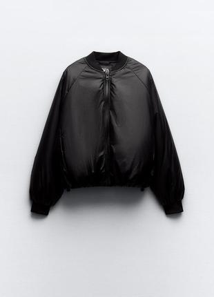 Тепла куртка бомпер zara 4