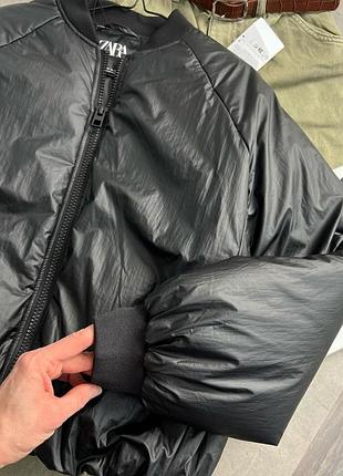 Тепла куртка бомпер zara 8