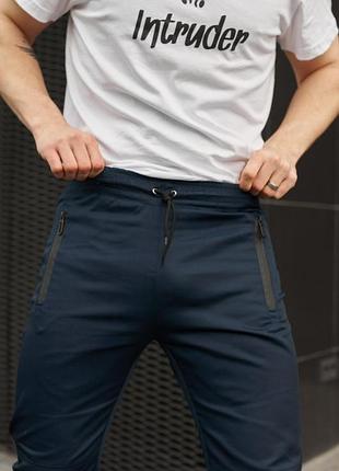 Хлопковые брюки intruder "chesst" синие