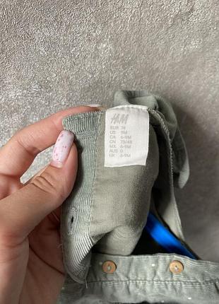 Сукня дитяча h&m, розмір 74, колір хакі 3