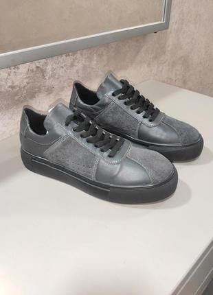 Кеды женские, демисезонные, кожа