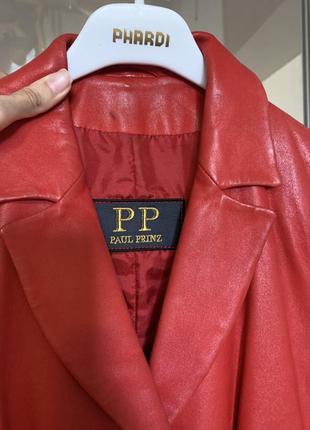 Куртка натуральная кожа paul prinz оригинал
