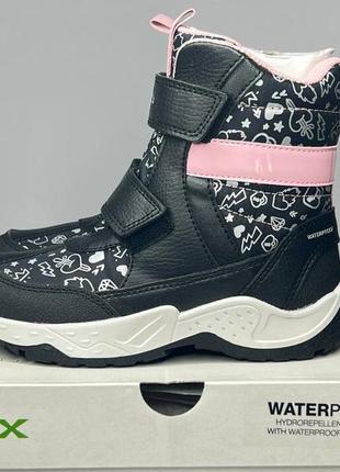 Детские зимние ботинки geox sentiero, сапоги 24,31  на девочку