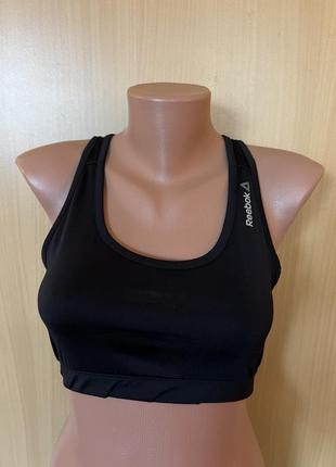 Чорний спортивний топ reebok