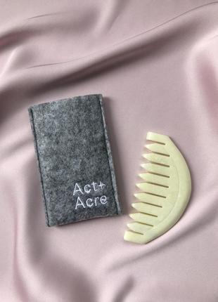 Резина ша для кожи головы для роста волос act+acre scalp gua sha tool for hair growth