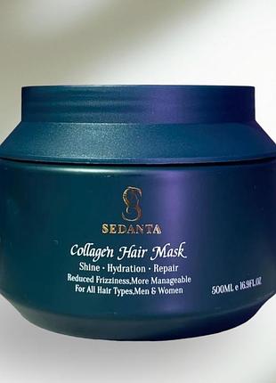 Sedanta маска для волосся collagen hair mask 500 мл
