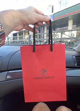 Пакет armani подарунковий
