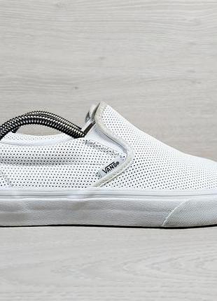 Шкіряні кеди /  сліпони vans оригінал, розмір 41