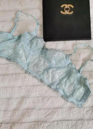 Полная ликвидация 🔥🔥🔥нежный лиф топ корсет небесно голубой ажур