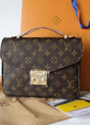 Сумка louis vuitton pochette metis monogram brown