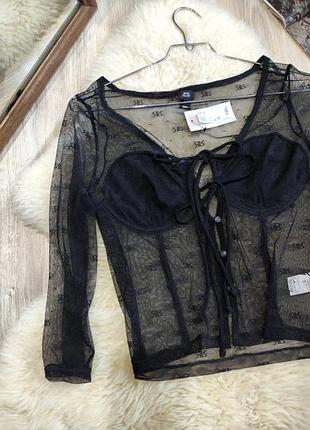 Прозрачная блуза от river island