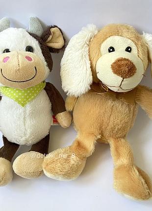 Мягкая игрушка корова бурёнка бычок2 фото