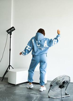 Популярный женский костюм на флисе chicago, качество пенье btb-347