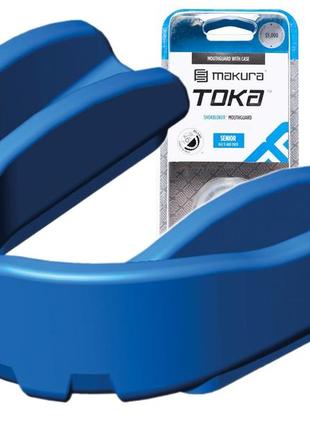 Капа makura toka для спорту 11+ blue - одношаровий захист з технологією boil  bite, сертифікований ce. ve-33