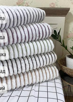 Покривало шарпей, тиснене, плед, євро розмір, зебра, світлий, оливкове, бордо, марсала,з бамбука