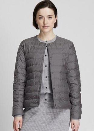 Uniqlo легкий пуховик куртка жакет