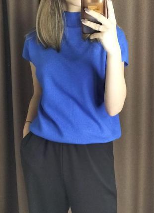 Водолазка без рукавів американка короткий рукав кофта кофточка базова гольф однотонна