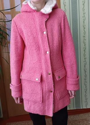 Пальто демисезонное, баранчик, седди, букле