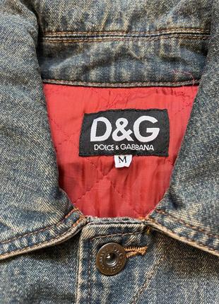 Мужская джинсовка дольче dolce gabbana винтажная3 фото