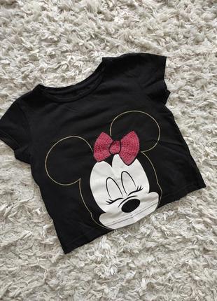 Футболка з принтом минни на 10 лет от disney