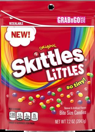 Драже skittles original littles 204g