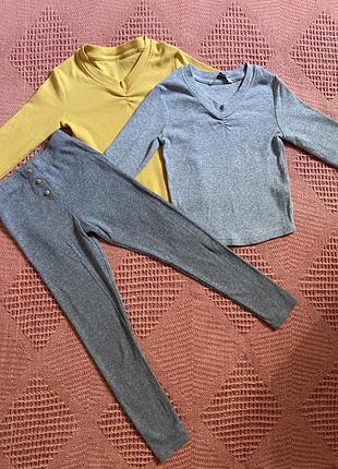 Комплект, лосини, кофта