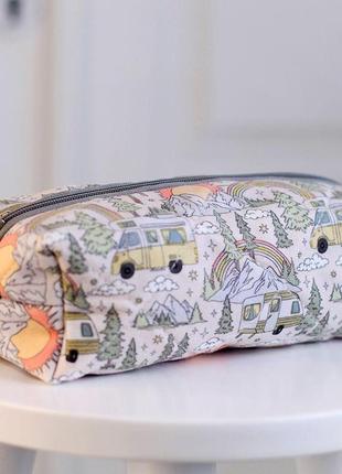 Косметичка pusheen кемпінг 22х10х9 см (kp_24j022_se)