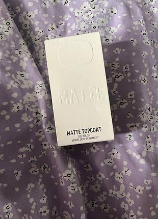 Le mini macaron gel matte topcoat матовий топ гель