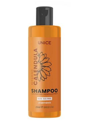 Шампунь unice з екстрактом календули, 250 мл