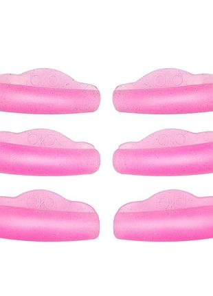 Валики для ламінування вій oko hollywood pink, 3 пари