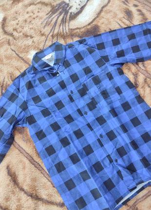 Мужская рубашка байковая