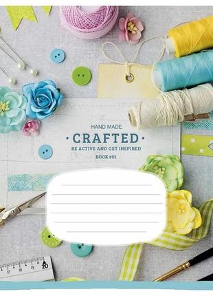 Тетрадь ученическая hand made crafted 024-3229l-3 в линию на 24 листа