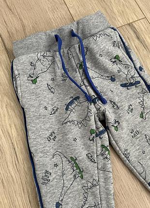 Теплі штани з динозаврами