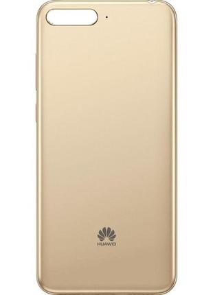 Задняя крышка huawei y6 2018 (atu-l21) золотистый