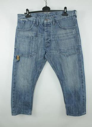 Винтажные джинсы бриджи levi's cropped selvedge denim jeans
