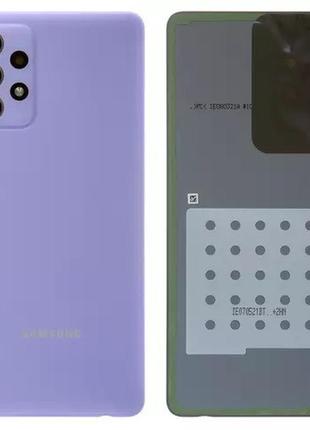Задня кришка samsung a725 galaxy a72 (2021) зі склом камери, фіолетовий
