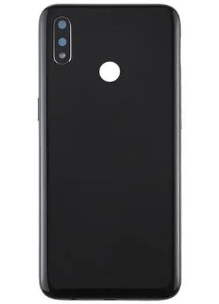 Задняя крышка realme 3 black (со стеклом камеры)