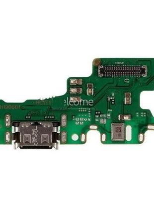 Шлейф huawei honor 20 (2019), nova 5t микрофона, коннектора зарядки, плата зарядки