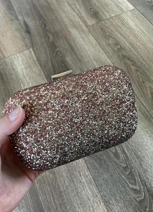 Клатч сумка блискуча