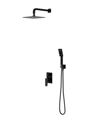 Душевая система скрытого монтажа omnires parma black mat (syspm10bl)