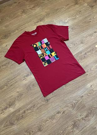 Футболка vans big logo красная тышка размер xl