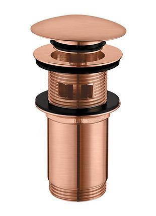 Донный клапан omnires click-clack brushed copper (a706cpb)