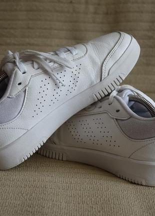 Белые фирменные кроссовки adidas tensaur sport 2.0 35 1/2 р.