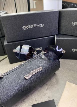 Очки серые chrome hearts  sinnergasm b g217